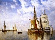 unknow artist Seascape, boats, ships and warships. 19 china oil painting artist